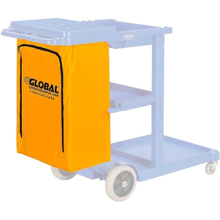 Global Industrial Replacement Vinyl Bag for Janitorial Cart 237156